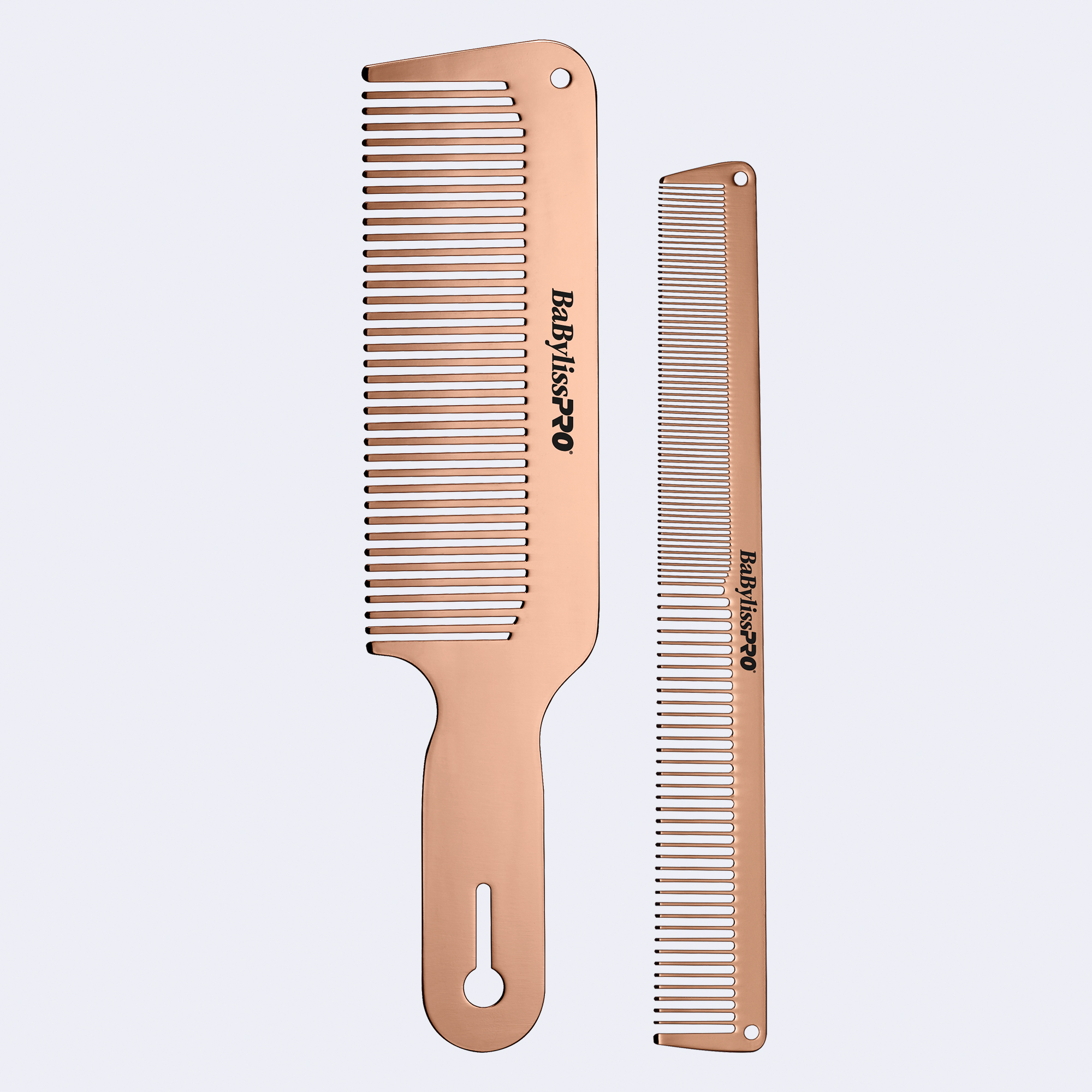 BaBylissPRO® ROSEFX Metal Comb 2-Pack